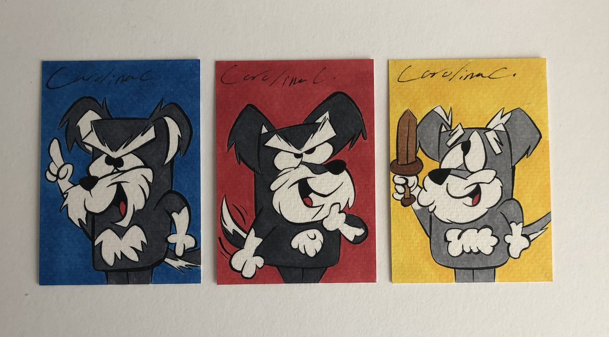 These terriers are available on my online store #bluey #blueyfanart #blueytwt #terriers #copics #brushinking