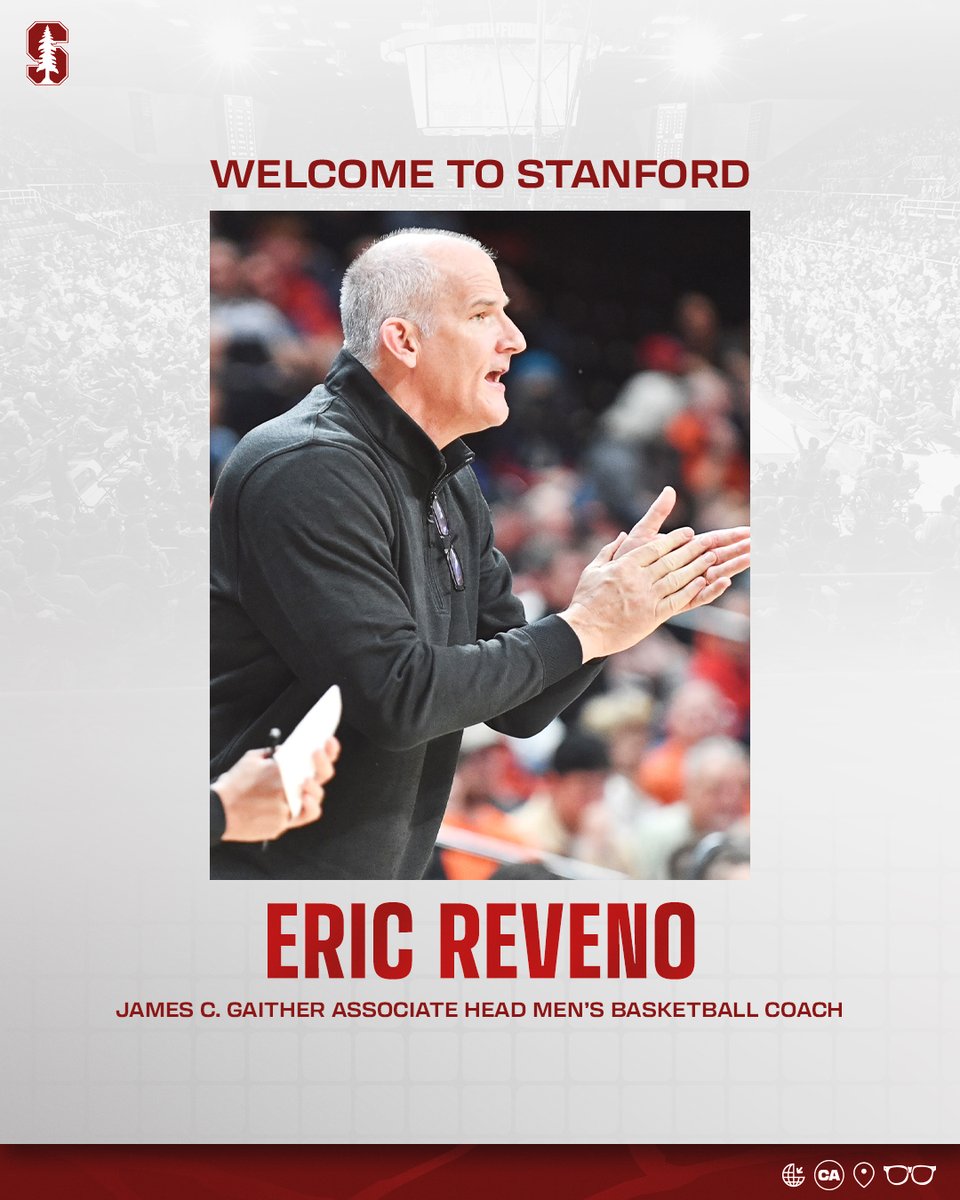 Welcome home @CoachReveno! 🔗: stanford.io/4aQCsFT #GoStanford