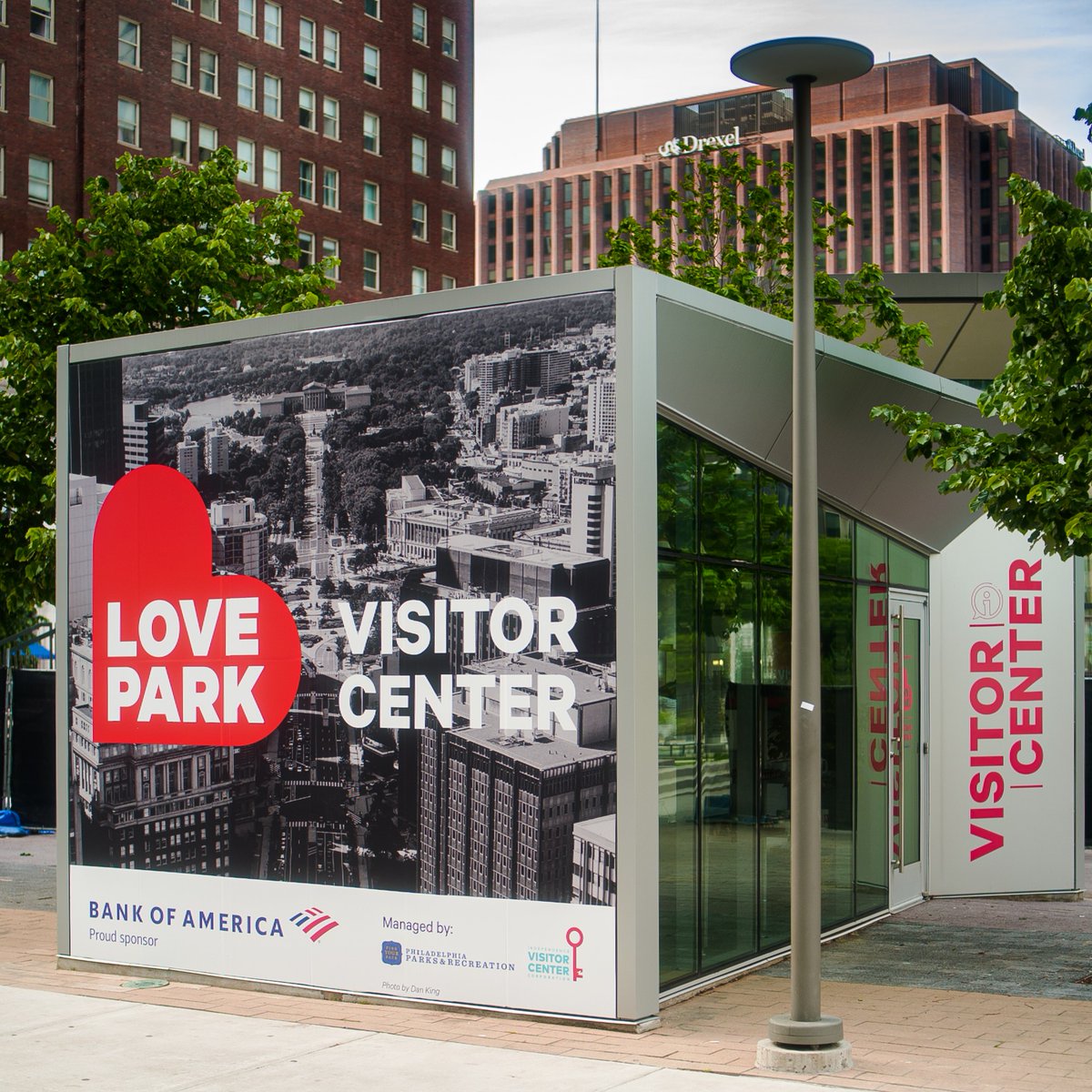 #OnThisDay in 2021, we opened our Love Park Visitor Center, bringing the heart of Philly closer to thousands of visitors! ❤️ Since then, we've welcomed over 21,000 guests through our doors. Here's to many more years of connecting with visitors and making unforgettable memories!