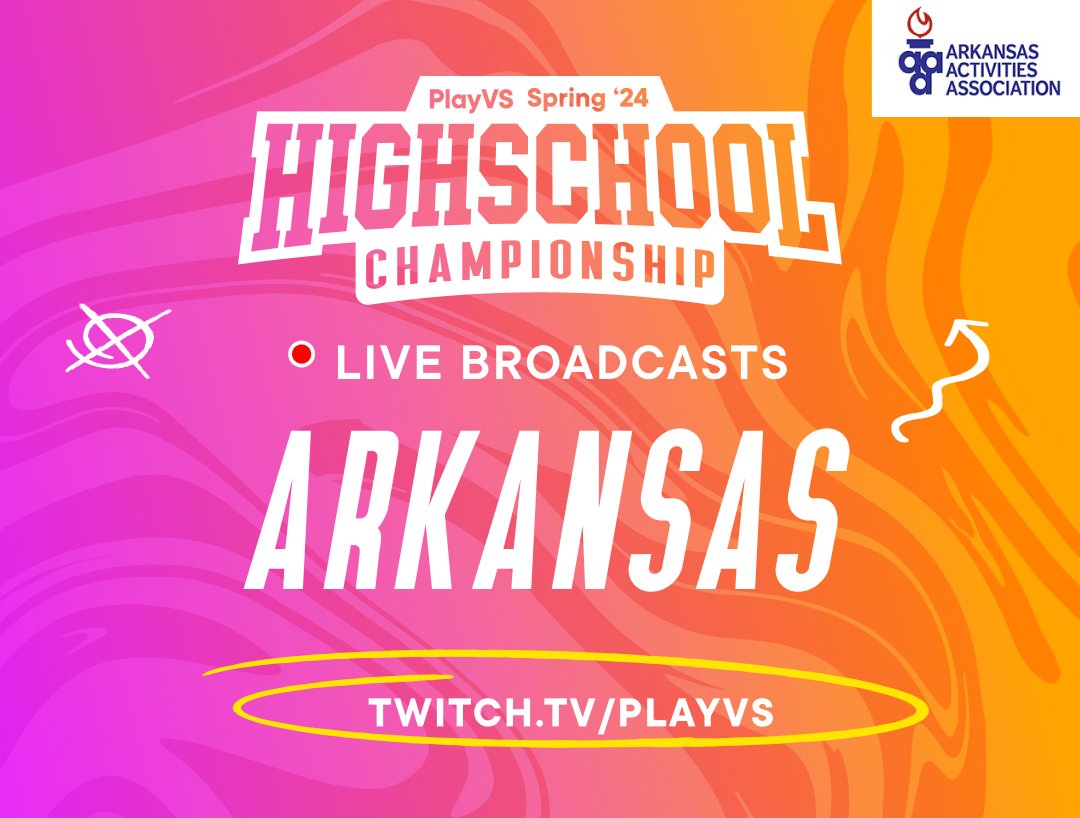 The @ArkActAssn Spring High School Championships are underway as we speak! We have Rocket League action followed by Madden later. 📺: twitch.tv/playvs