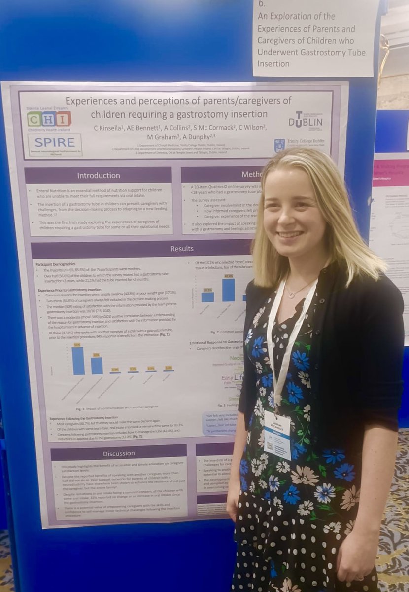 Highly Commended award for poster submitted on behalf of cross-site @CHI_Ireland study by Ciara Kinsella, Dr Annemarie Bennett @DieteticsTCD, @CharlotteEWils @aislingdunphy94 et al @SPIREConcept at #Cpcc2024 @cpcconf2024