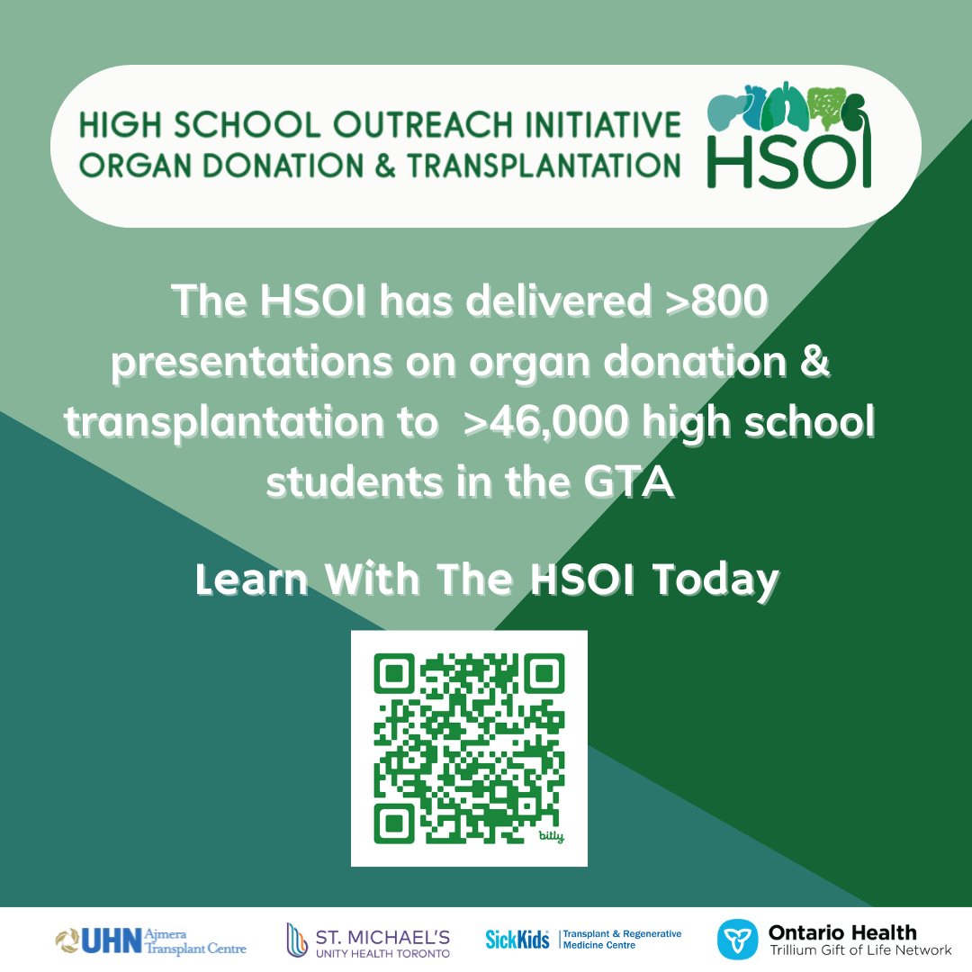 April is #BeaDonor Month. Join us in our journey to increase awareness and knowledge on organ donation and #transplantation: bit.ly/48LHsd6 💚 #organdonation #HSOI