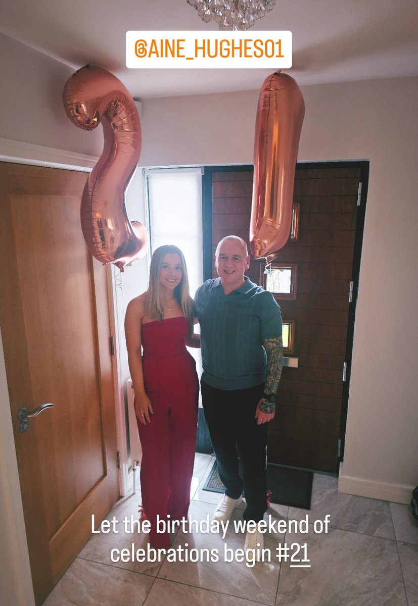 Birthday celebrations this weekend #21 #Daughter #ProudFather 🥳🎉