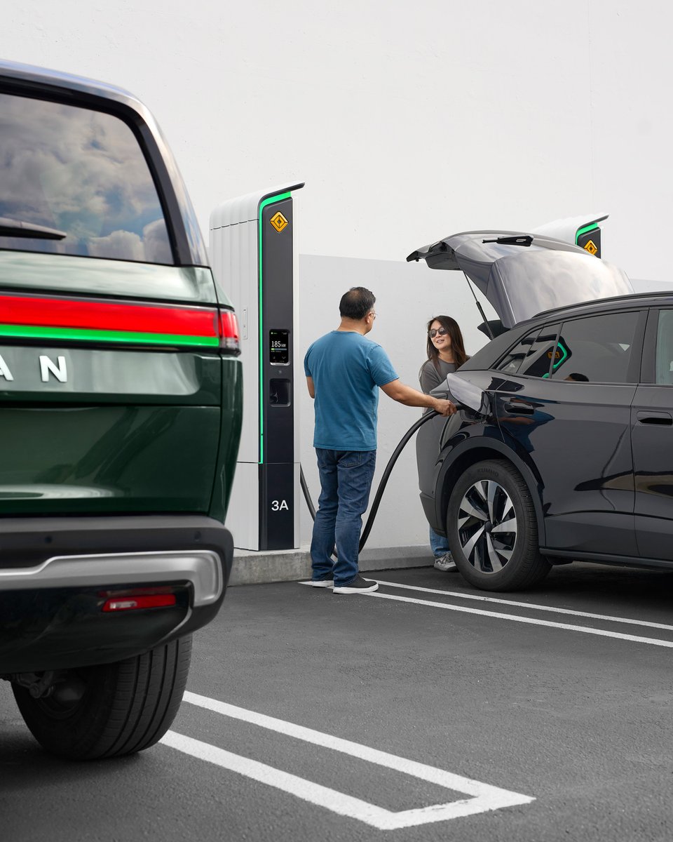 Electrons for all! Later this year we’ll begin opening the Rivian Adventure Network to compatible electric vehicles. We’ll also be introducing new chargers that feature a convenient tap-to-pay experience and the ability to provide fast charging to a wide range of EVs across a…