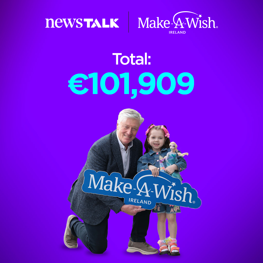 WOW! WOW! WOW! Over €100K raised for for @MakeAWish_ie♥️ A huge thank you to everyone who has donated! makeawish.ie/donate