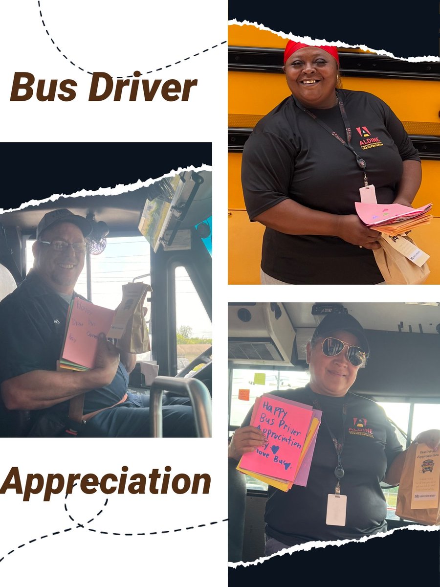 This week we celebrated our @GrayES_AISD bus drivers who work hard each day to get our students to and from school safely each day. We appreciate you!