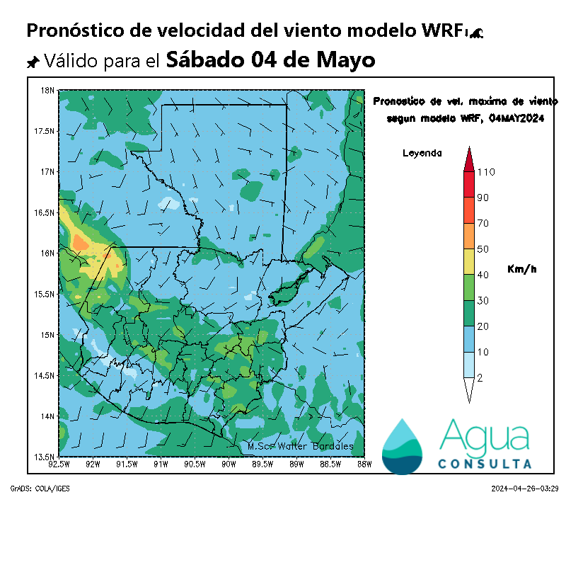 4🇬🇹📝Temporal lluvioso afectará del lunes 29 de abril al jueves 02 de mayo con lluvias generalizadas y de distintas intensidades, días MÁS VENTOSOS serán el viernes y sábado con rachas de hasta 70km/h

#ClimaGt #TraficoGt #TiempoGt #TemporadaDeLluvias⚠️
#LluviasGt #TransitoGt