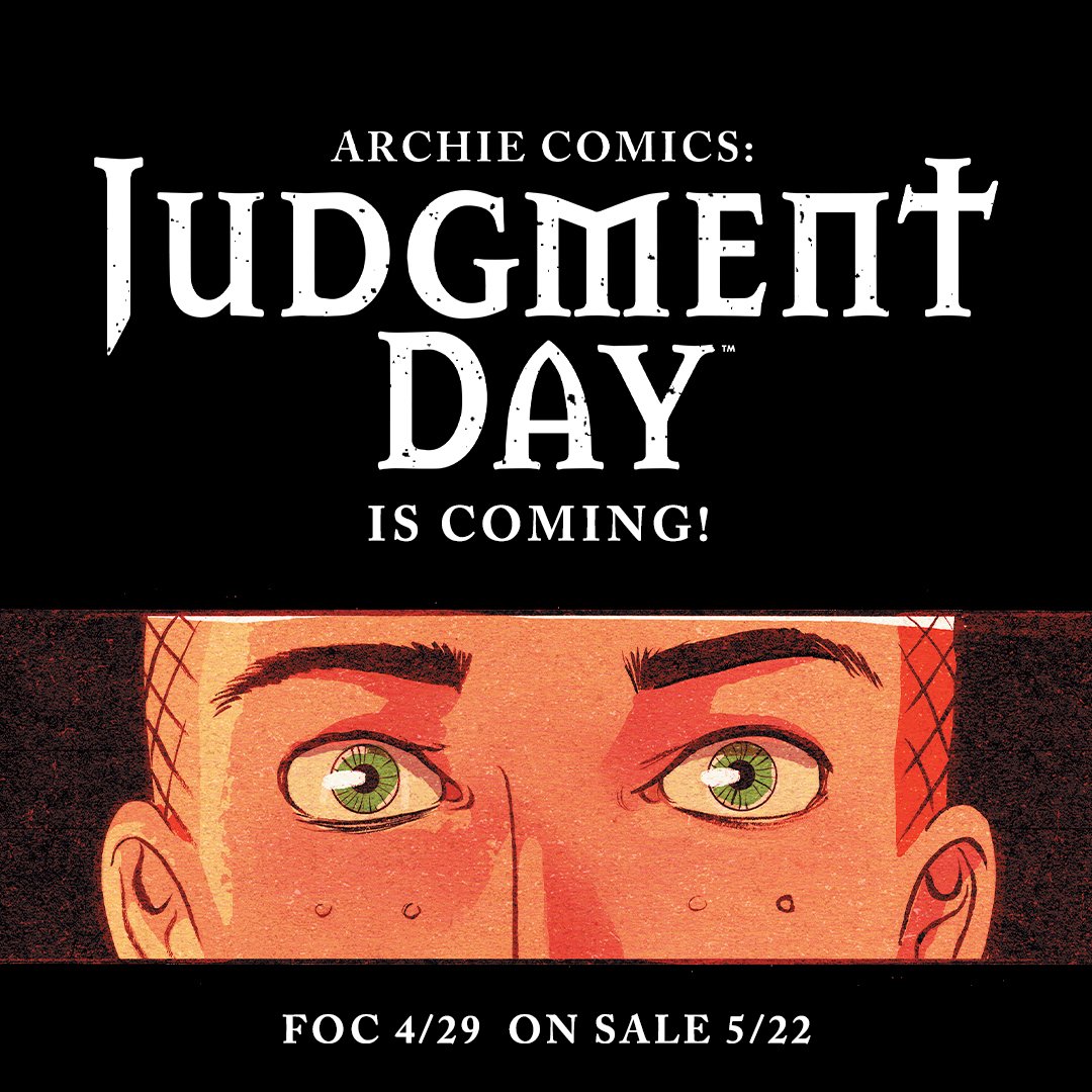 Out on May 22nd. the debut issue of Archie Comics: Judgment Day is cinematic, thrilling, and absolutely unmissable. Pre-order now via your local comic store to ensure you get your copy of the first Archie Premium Event release! previewsworld.com/Catalog/MAR241…