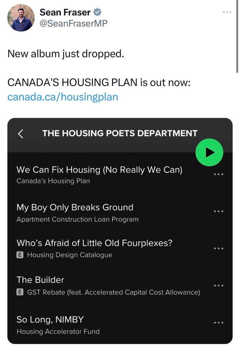 Another unserious day at NDP-Liberal HQ. 

They’ve doubled housing costs and destroyed the dream of home ownership for an entire generation and yet they are spending their time trying to be trendy on the internet.

Time for a change. #cdnpoli