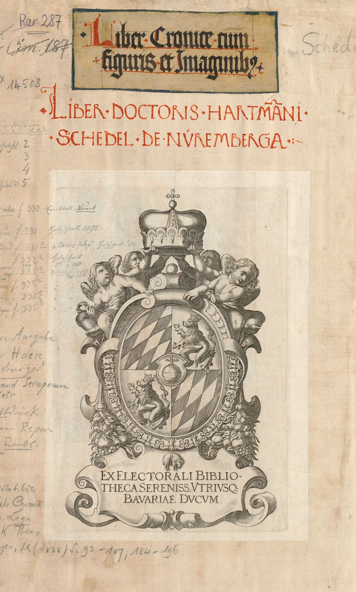 The Nuremberg Chronicle
Wilhelm Pleydenwurff,  Illustrator
Hartmann Schedel, 1440-1514 Creator
Michael Wolgemut, 1434-1519 Illustrator
Library of Congress (digital images)

#medieval #medievaltwitter #art