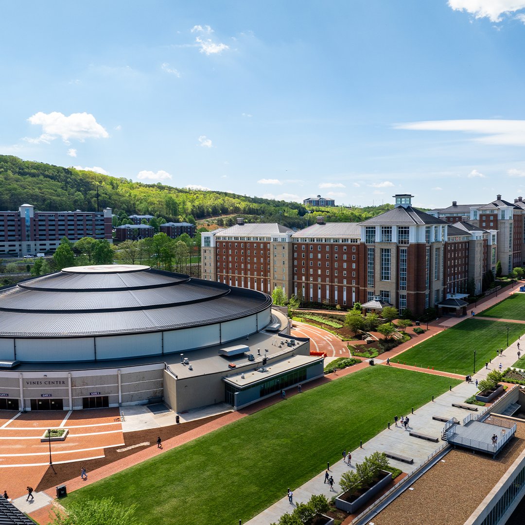 A stunning view of the Vines Center and the Commons dorms on campus. #spring #beauty #campus #libertyuniversity #libertyuonline