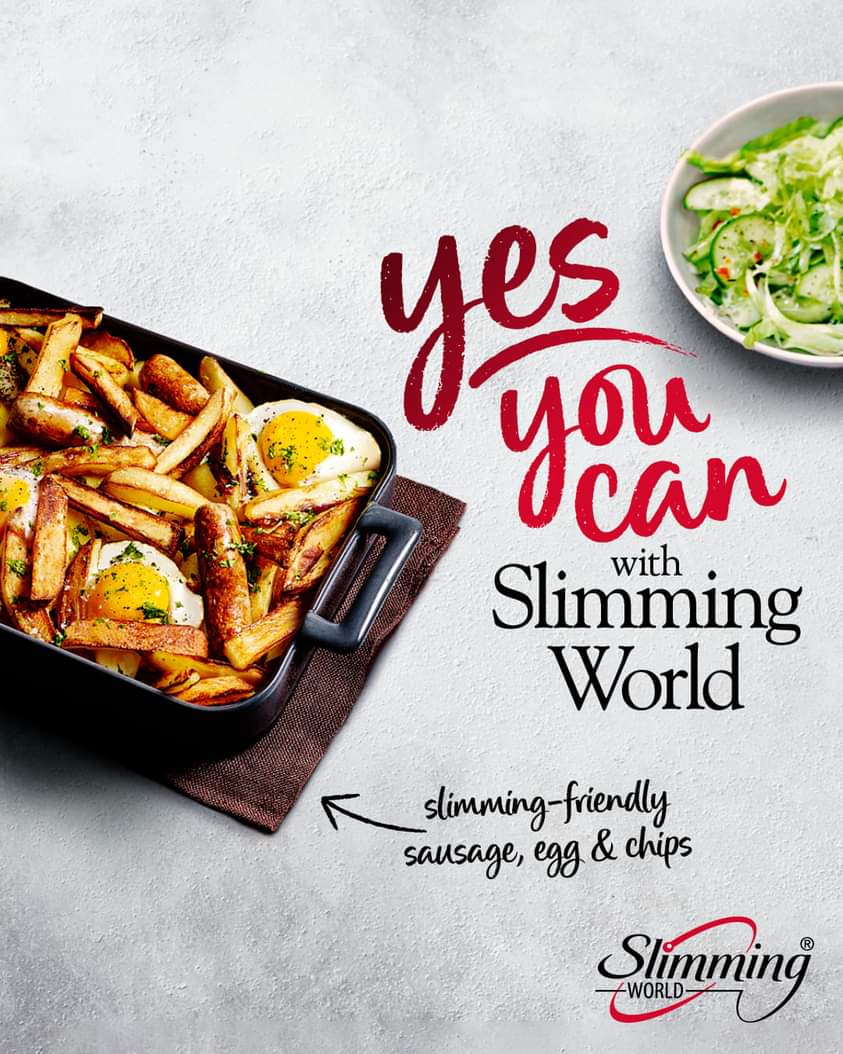 Like what you see? Me too! Slimming World has the most flexible eating plan around, and everything is still on the menu. This sausage, chips and egg traybake is a speedy midweek meal, and there will be happy taste buds all round.