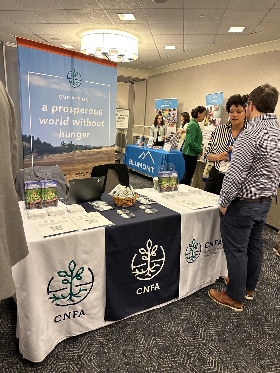 CNFA is attending the 2024 @SIDUnitedStates #SIDUSConference today. Centering around this year’s theme, “World in Crisis: Sparks of Hope,” we look forward to connecting with other industry leaders in international development to help achieve a prosperous world without hunger!