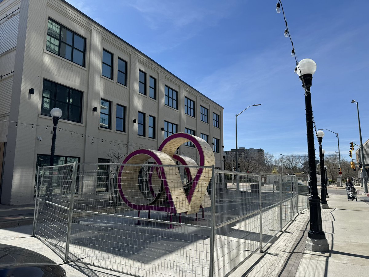 Exciting news for DTK! Another addition is on the way ahead of summer 👀 Check out the new installation being put in on Gaukel Street.