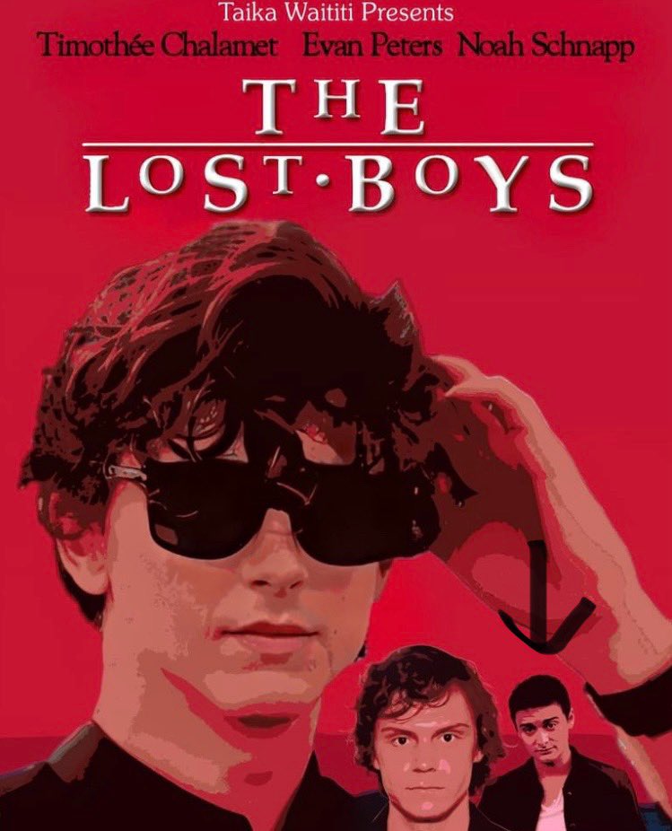 And the big question is - who will play this legend? #thelostboys