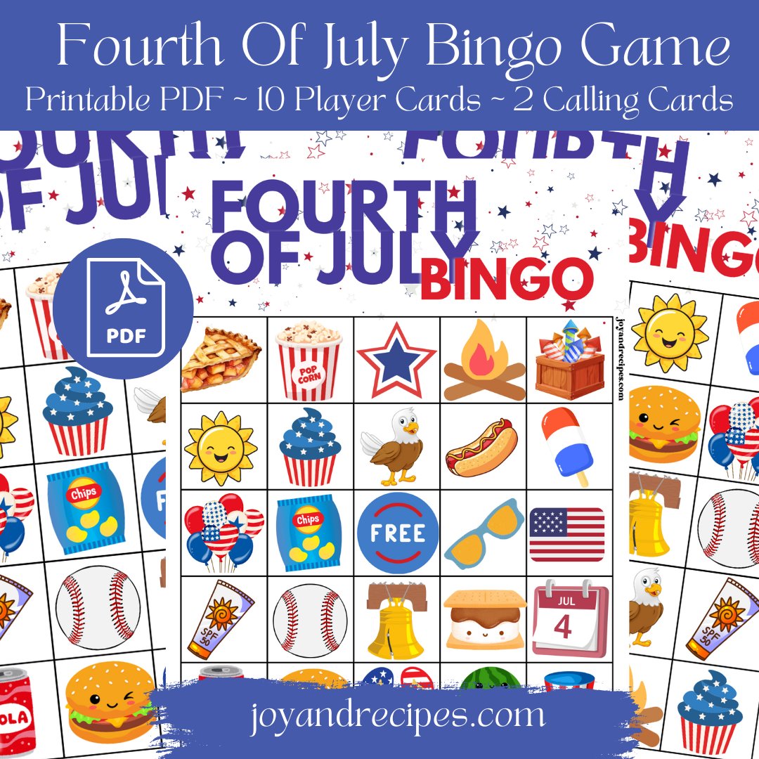 New On the Blog! 😍
Fourth of July Printable Bingo Game 🇺🇸
joyandrecipes.com/family-fun/178…
#FourthOfJuly #IndependenceDay #Etsy