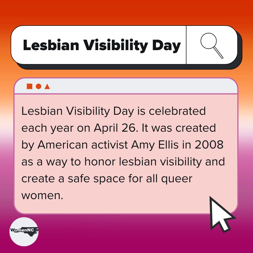 Happy Lesbian Visibility Day! Today serves as a reminder of how far we have come in terms of LGBTQ+ rights and equality while also recognizing the importance of continuing to fight for progress. #lesbianvisibilityday #loveislove #lgbtqrightsarehumanrights #pride #lgbtq