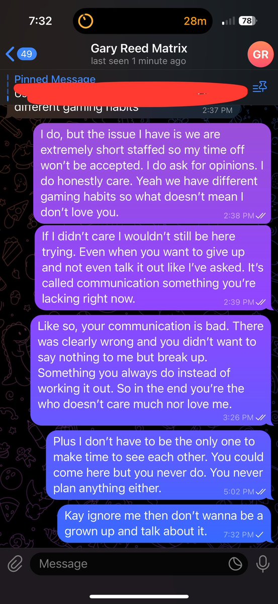 MatrixGamingTTV's tweet photo. @SadLegiana @MATRIXDIAPERBUN I didn’t leave him. He left me. But since he wants to lie I’ll show proof. https://t.co/J08uHMCD6L