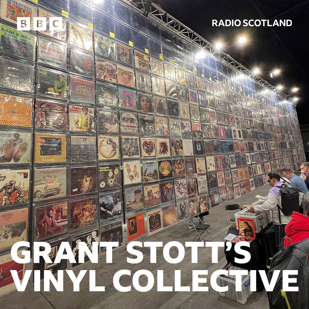| @GrantStottOnAir saw it all at the world's biggest record fair - including this display of all the Stax records that were ever released! Listen to #GrantStottsVinylCollective on @BBCSounds to hear more from the event in the Netherlands. bbc.in/3Qf0WAD