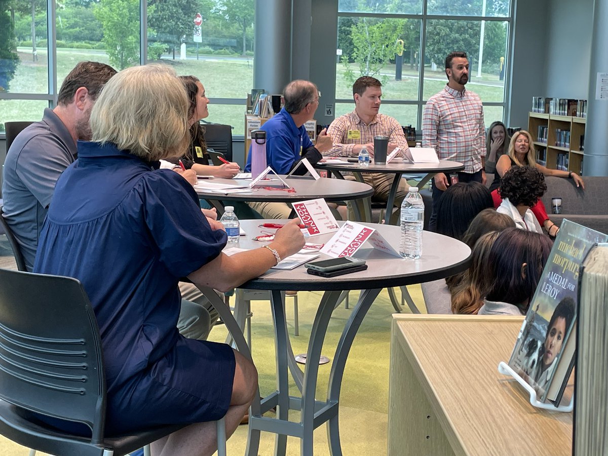 “HELLO, SHARKS. MY NAME IS…” 🦈 6th graders at Fisher Middle School took part in the annual Shark Tank competition. Led by STEAM teacher Brad Harvey, the students presented products they designed and built to a panel of judges. Way to go, kids! @PJFMSPrograms