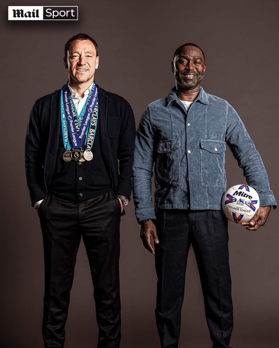Best thing about this is Andy Cole has more PL medals than Terry, but he’s not arrogant so he doesn’t need to show them off.