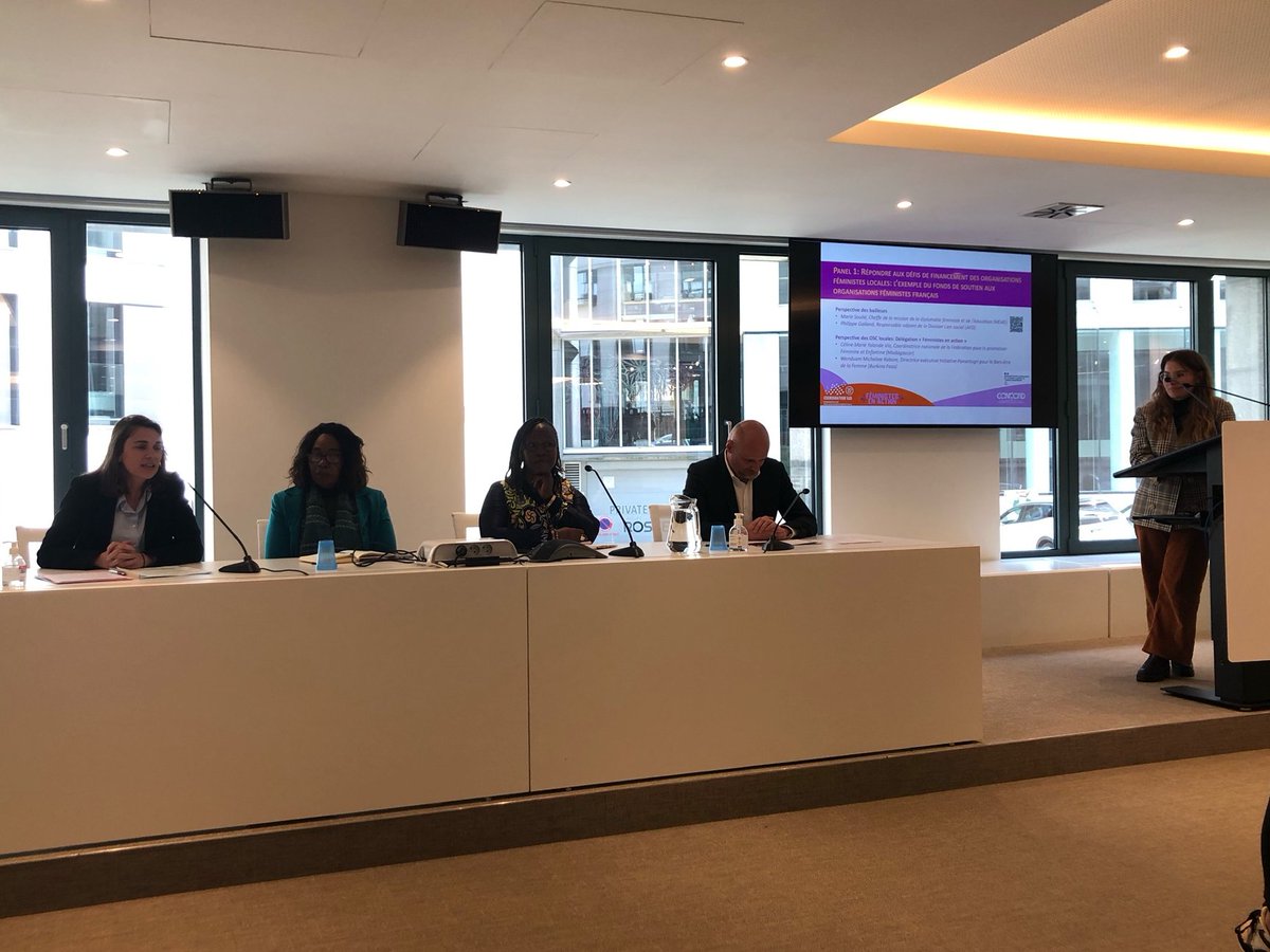 Yesterday, @ippfen represented CONCORD at @coordinationsud's event on #feminist CSOs.♀️ The panel stressed the need to financially support feminist movements in partner countries amidst the rise of anti-gender movements & the risks of the €2 billion cut to NDICI Global Europe.