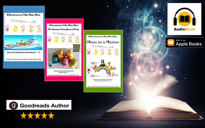 😀❤️🤸‍♂️🎆Universe Rule #1: everyTHING always gets to choose! But HOW? 🐭'Adventures of the Miso Mice' now on #audiobook - whimsical stories of exciting quests where fantastical mice experience how to create their own future selves #apple #fantasy #Reading books.apple.com/us/author/anne…