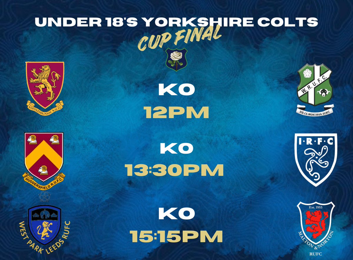 Join us at 𝐂𝐚𝐬𝐭𝐥𝐞 𝐏𝐚𝐫𝐤 for a day of 𝐛𝐫𝐞𝐚𝐭𝐡𝐭𝐚𝐤𝐢𝐧𝐠 𝐑𝐮𝐠𝐛𝐲! 🤩 Under 18’s Yorkshire Colts Cup 𝐅𝐢𝐧𝐚𝐥 🏉 📍Castle Park 📅28/4/24 ⏰12pm-5pm Full 𝐌𝐚𝐭𝐜𝐡 𝐏𝐫𝐨𝐠𝐫𝐚𝐦𝐦𝐞 Available Here 👇 zeeon.co.uk/gamehubplus/yo…