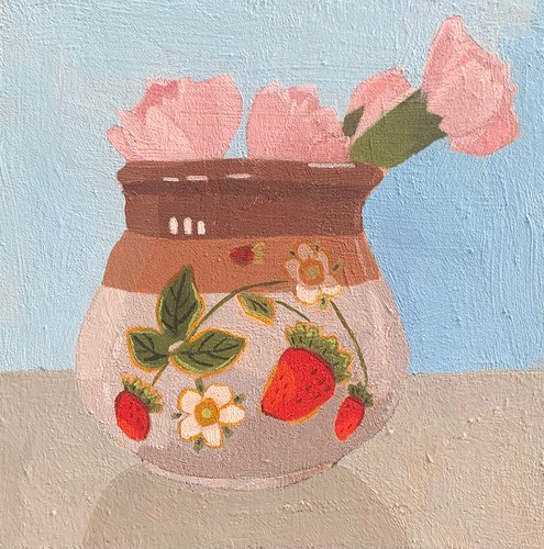 Need something sweet to gift to your momma this Mother's day? Visit us at the gallery and find just the right thing, like this aptly named 'Pink Carnations for Mom' by Megan LeForte! (5'x5', Acrylic on Board) #localart #halifaxart #halifaxns #artgallery #artcollector