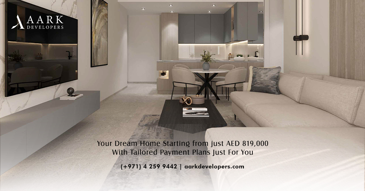Start your path to luxury with Aark Residences, where your dream home awaits starting from just AED 819,000. 

To know more visit our website: aarkresidences.aarkdevelopers.com

Contact us for more information: (+971) 4 259 9442

#Aark #AarkDevelopers #LuxuryResidences