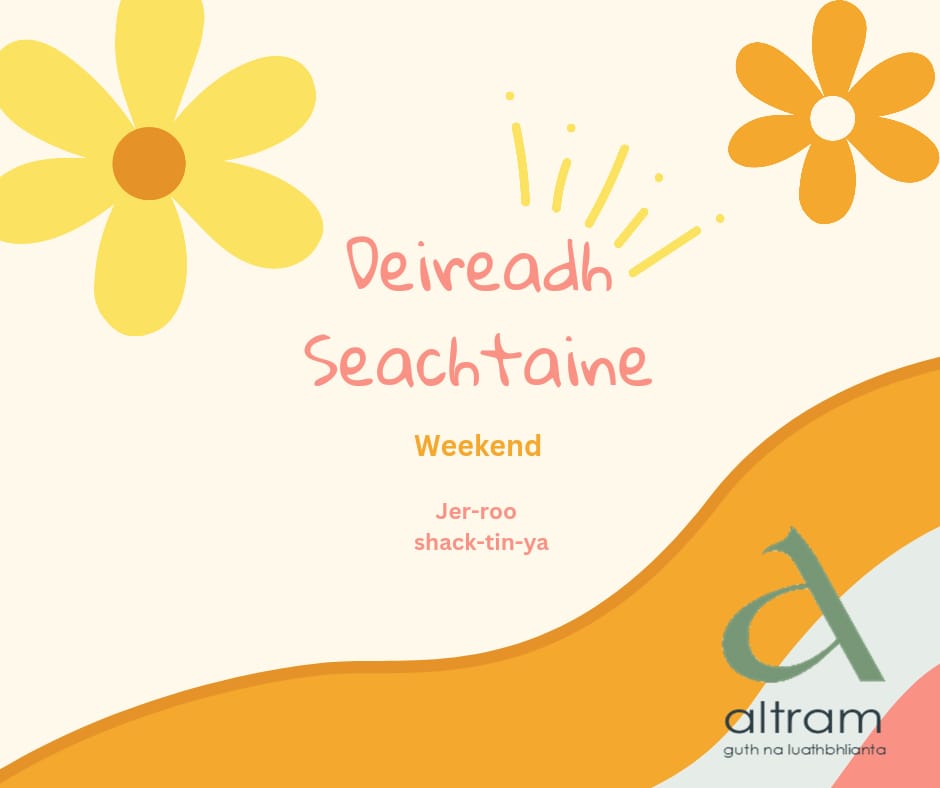 💃 🌤️Deireadh Seachtaine 🌤️💃 Bíodh deireadh seachtaine iontach agaibh a chairde. Have a great weekend all 🌼 #deireadhseachtaine #weekend