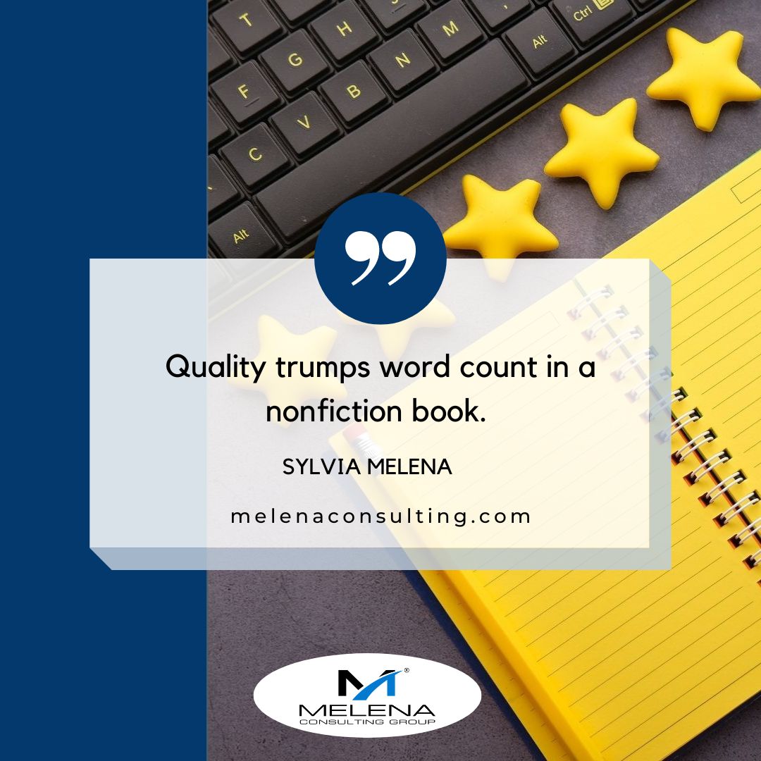 When it comes to writing a nonfiction book that leaves your readers craving more, quality trumps word count. Value over quantity is key. And you can write yours: 
👉vist.ly/33mki
 #writeyourbook #writingtips #writingcommunity #BookTips #AuthorAdvice'