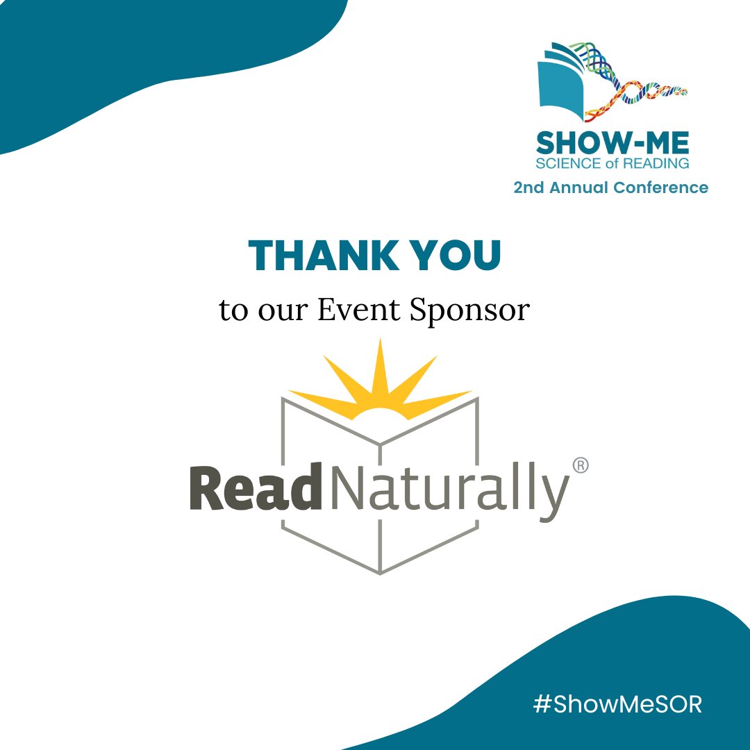 A huge thank you to Read Naturally - our amazing sponsor for the 2024 Show-Me Science of Reading Conference! Your support is invaluable in advancing literacy education. 📚✨ #ScienceOfReading #ThankYou