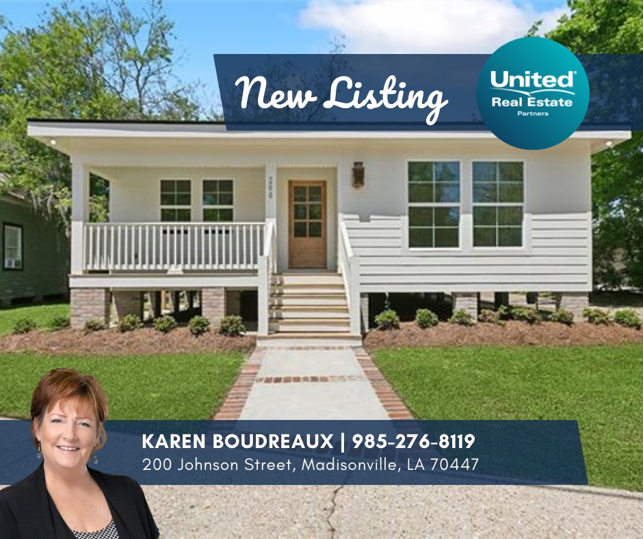 Looking for a new home? Check out Karen Boudreaux's new listing. Call her for more info @ 985-276-8119! 
 📸 bit.ly/3UAcDo8 #RealEstate #JustListed #ForSale