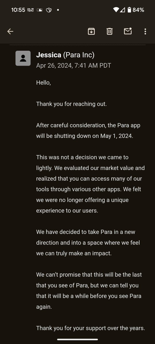latinforever99's tweet photo. @sergioaved Sergio check your Rideshareguy email I just sent you this email I just got from the Para app. https://t.co/15Yb7GRw2U