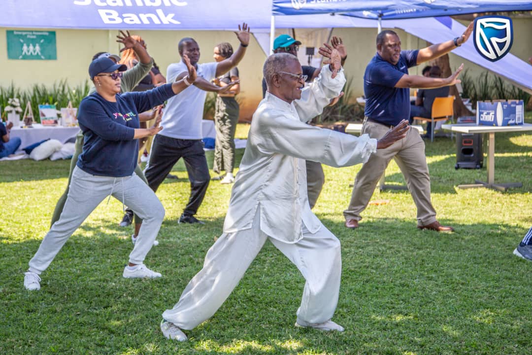 Putting wellness first! Here's a glimpse from Stanbic's Employee Wellness Day at our head office. #EmployeeWellness #WeBelieveInHere