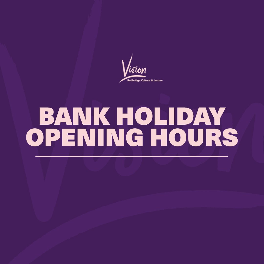 During the May Bank Holidays our leisure centres, libraries and other facilities will have different opening hours. Please visit our website for a full listing of opening hours for our facilities: vrcl.uk/maybankholiday