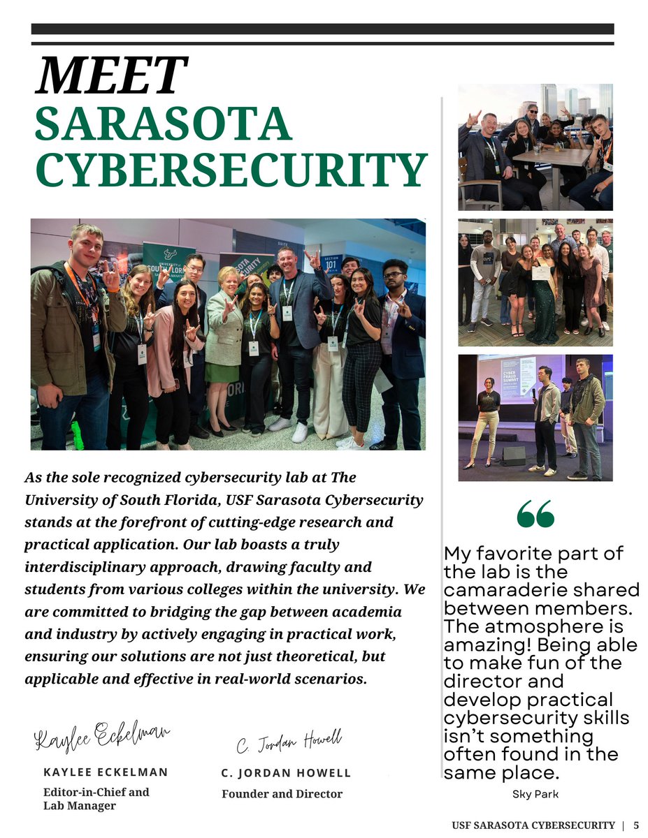 🌟Our lab director <a href="/Dr_Cybercrime/">C. Jordan Howell</a> presented to the <a href="/USouthFlorida/">University of South Florida</a> Board of Directors, including <a href="/USF_Pres/">Rhea F. Law</a>, and showed off a sneak peek of our magazine 📖, with great reception! 👏 Look out for future monthly releases! 📅