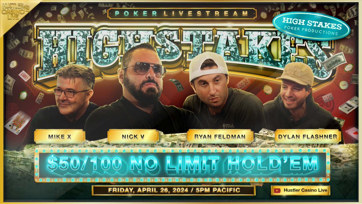 TONIGHT!!

$50/100

Owners collide as @TheRyanFeldman battles @NickVertucciNV 

@TheRyanFeldman 
@NickVertucciNV 
@MikeXpoker 
@dylanflashner 
Mike Nia
Big John
@daloveman 
Francisco 
Dr. H

Commentary by @ThirdWalking 

Watch it here: youtube.com/live/6a7Y5Cz2T…