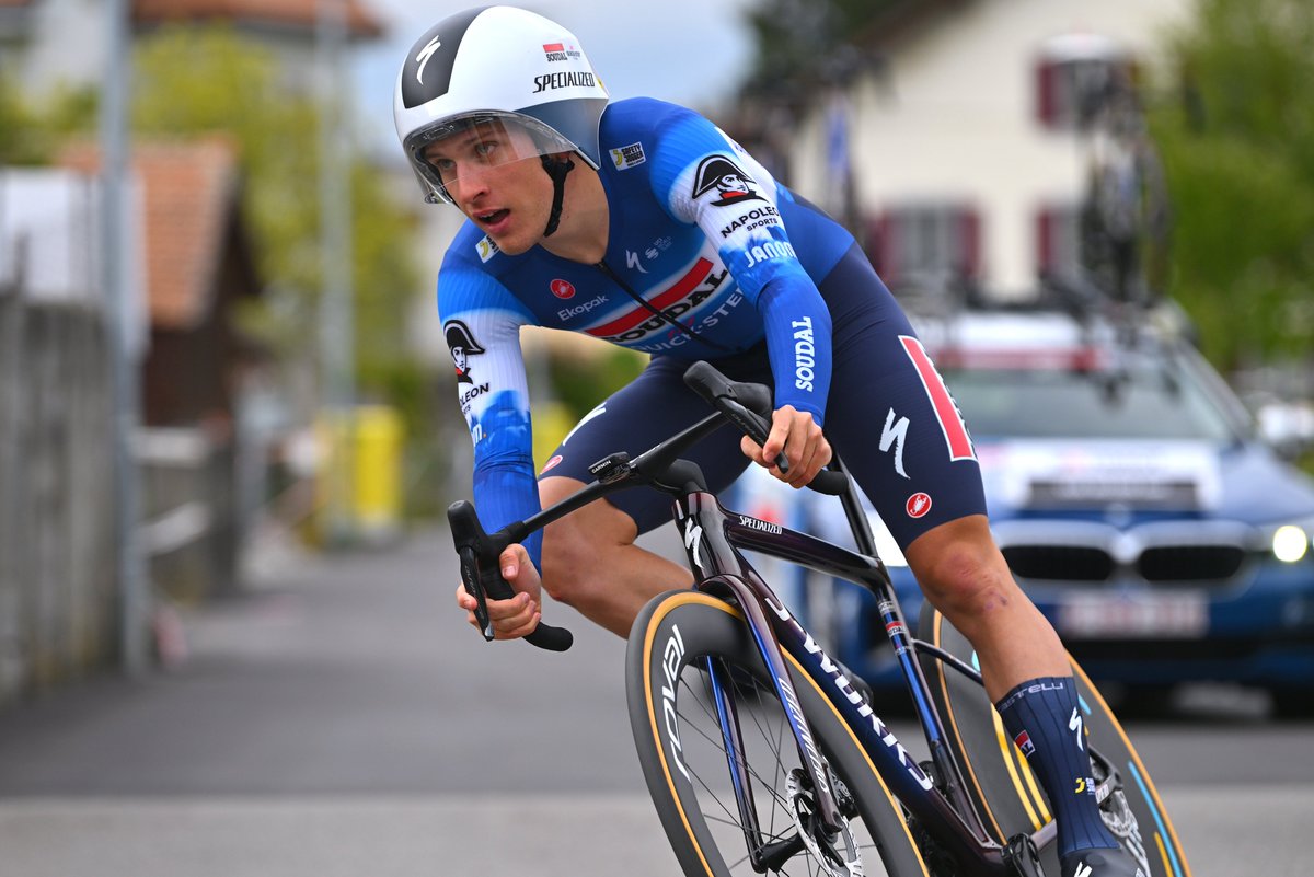 11:48 for @IlanWilder at the #TDR2024 checkpoint, an impressive time considering the weather conditions and the wet roads. Photo: @GettySport