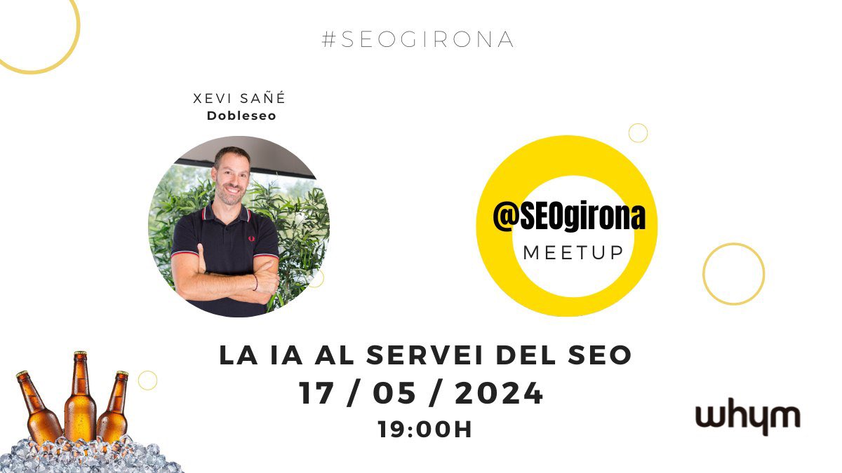 ‼️Alerta que tenim nova Meet Up de SEO Girona i aquesta vegada amb un ponent que ens fa molta il·lusio!!! 🤩🤩 meetup.com/seo-girona/eve…