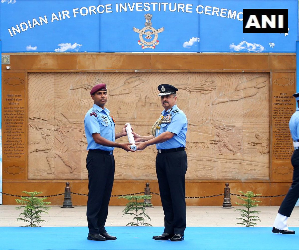 In the first-ever investiture ceremony held in the National War Memorial complex, the Indian Air Force Investiture Ceremony was held today near the Param Yodha Sthal, which is a part of the National War Memorial (NWM) complex in New Delhi.
 
​IAF Chief Air Chief Marshal VR…