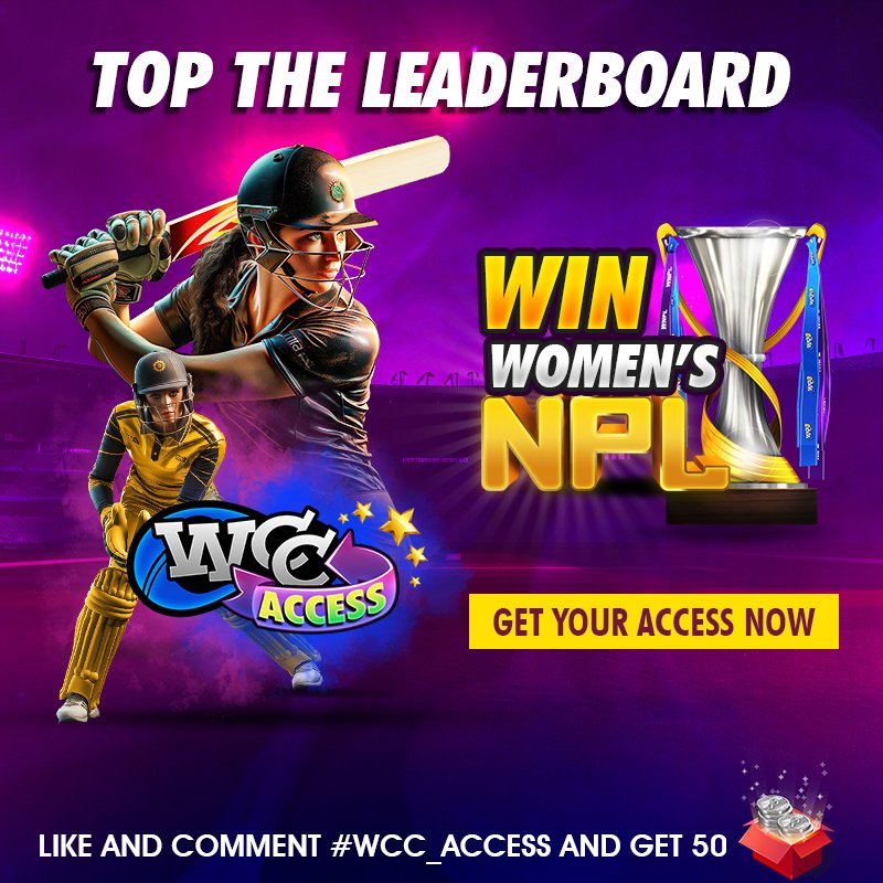 Get your #access to WNPL 2024 Mode Play #WCC3: wcc3.onelink.me/dToA/abytrrcsP…………… WCC Access and unlock your chance to dominate any mode in WCC3! Here's how to win: 1. Play Access mode 2. Aim for the top of the leaderboard 3.Every day, 3 lucky winners will be selected