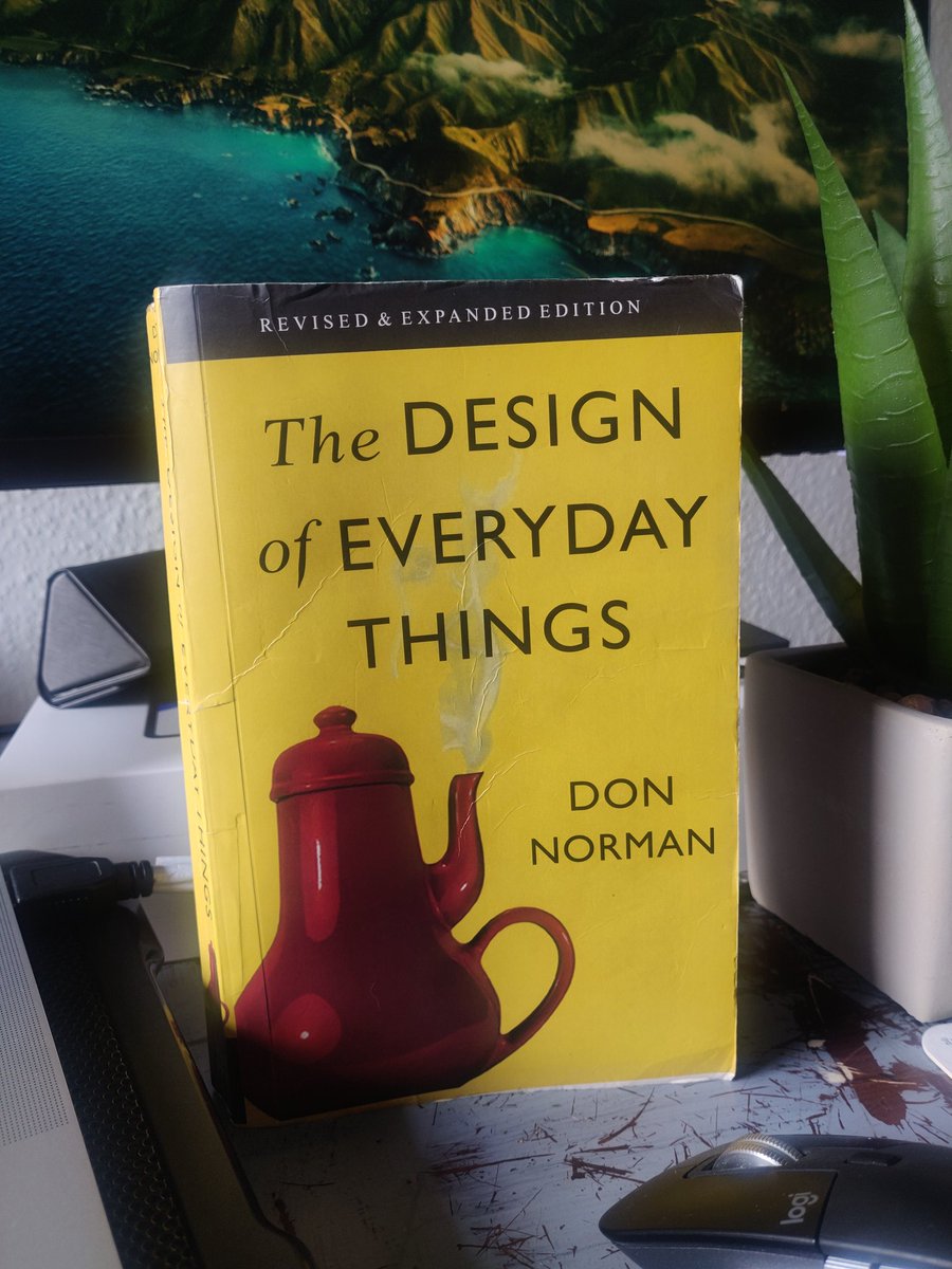 Finished 'The Design of Everyday Things'!! Such a treasure of design fundamentals and history. #design #designers #productdesign #DonNorman #classic