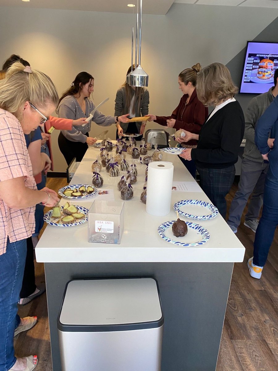 Nothing sweeter than celebrating the wrap-up of  #taxseason! Just check out CBIZ Phoenix savoring some delicious caramel apples for a refreshing treat! 😋🍎