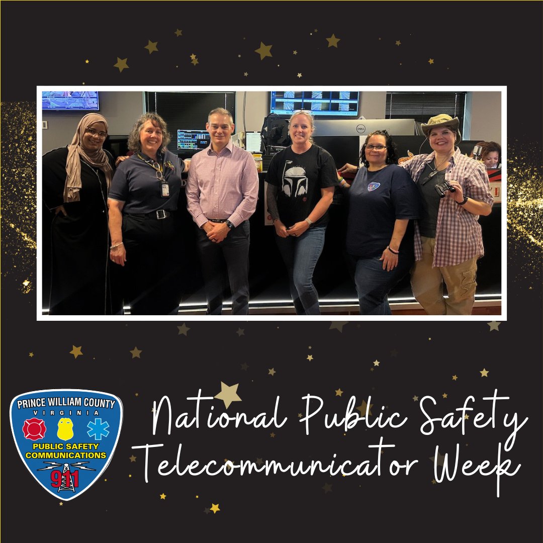 Thank you to Brentsville District Supervisor Tom Gordy for helping us celebrate National Public Safety Telecommunicator Week. #PWC911 #NPSTW #NPSTW2024 #WeAre911 #ThinGoldLine