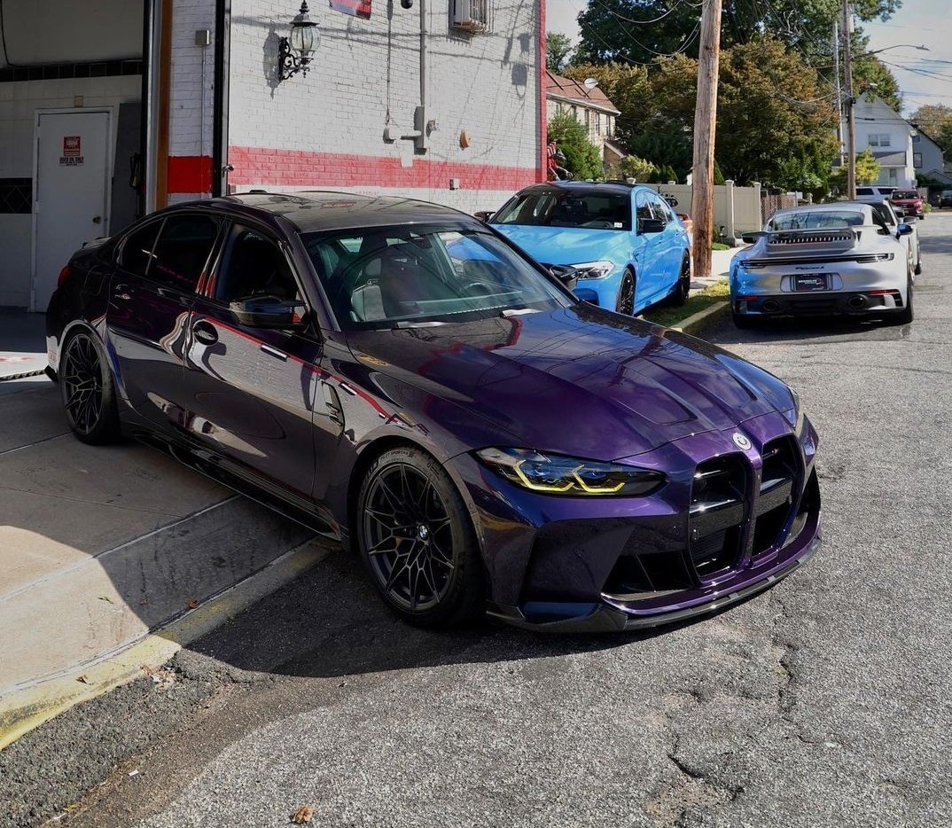 BMW M3 Competition Spec'd in Techno Violet 🟪