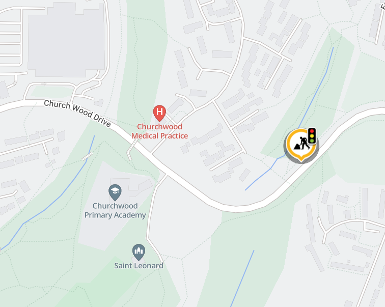 📍Church Wood Drive, St Leonards ℹ️ Road marking refreshments 📆 10 May 🚦 Possible delays 8pm-6am
