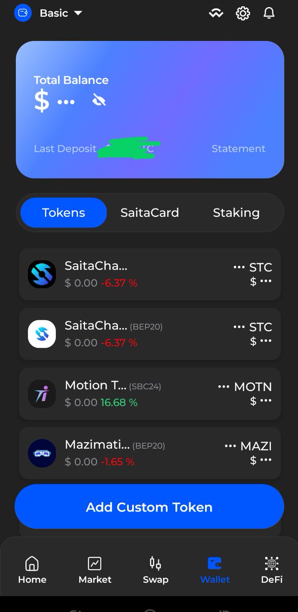 It's Coming #Wolfpack. #Saitachain Coin and #Motion token is visible on #SaitaPro