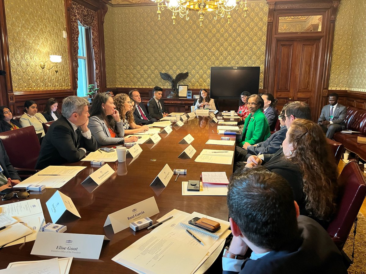 We are connecting with communities as we work to advance @POTUS’s vision to ensure every person has clean air, clean water & a healthy environment. This week, I met with leaders who are working to ensure Latino voices and perspectives are part of climate solutions.